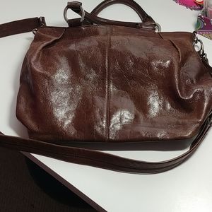 Cross-body hobo bag REAL AUTHENTIC LEATHER :)